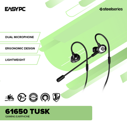 SteelSeries 61650 Tusk Gaming Earphone