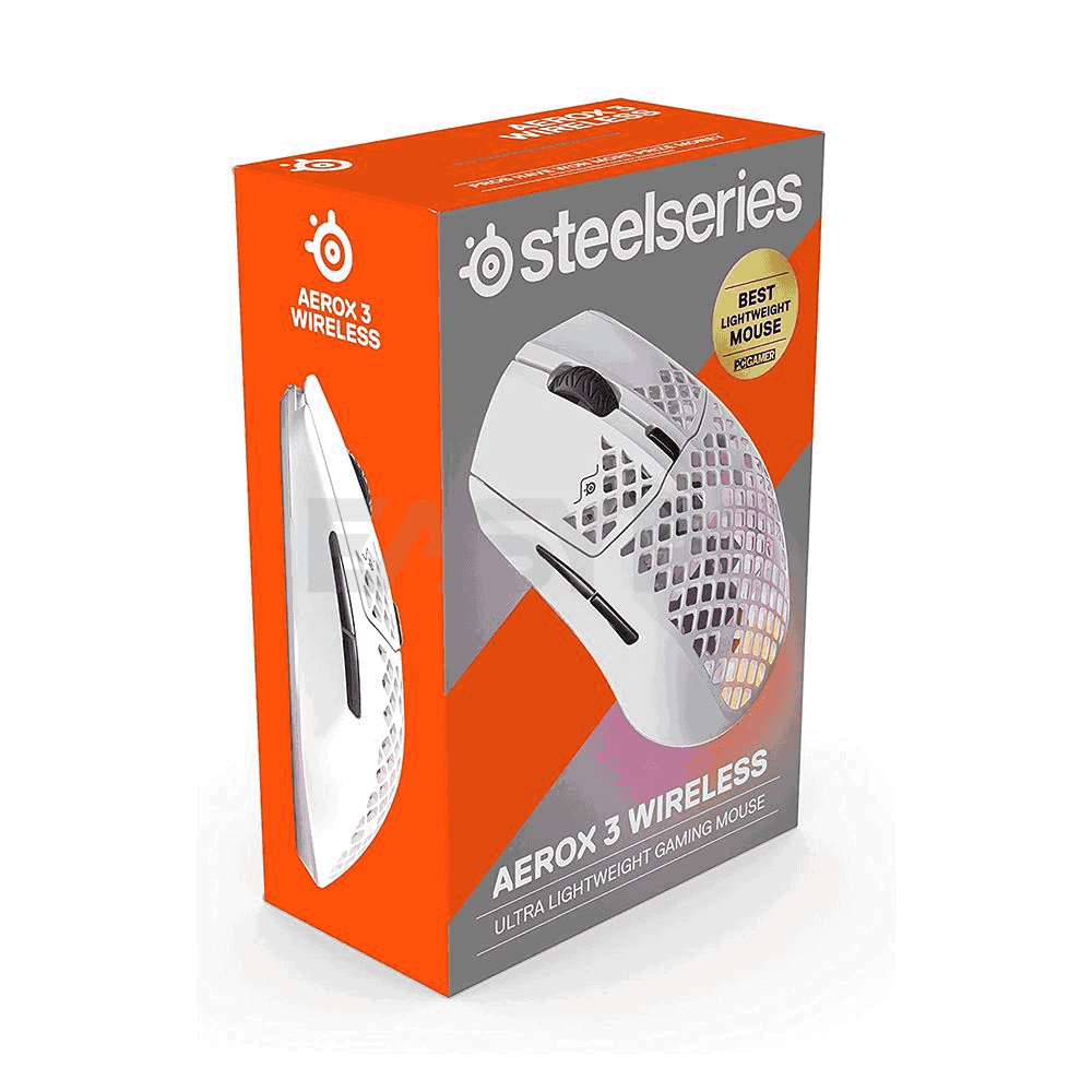 SteelSeries 62608 Aerox 3 Wireless Snow Mouse White-a