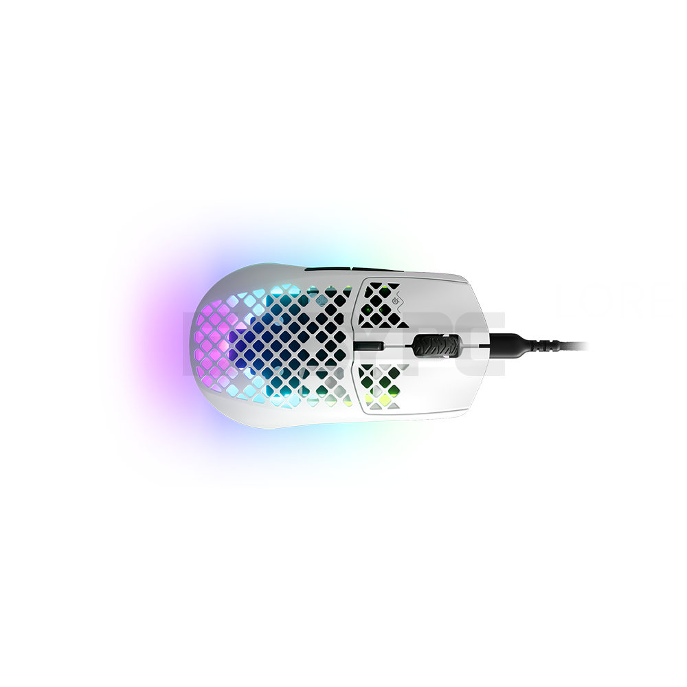 SteelSeries 62611 Aerox 3 Snow Gaming Mouse White-c
