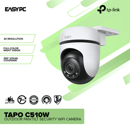 TP-Link Tapo C510W Outdoor Pan/Tilt Security WiFi Camera