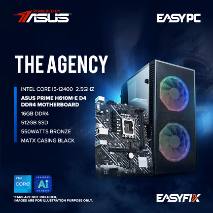 The Agency  Asus H610M-E | Core I5-12400