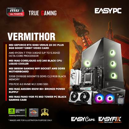 VERMITHOR Gaming Desktop - EasyPC
