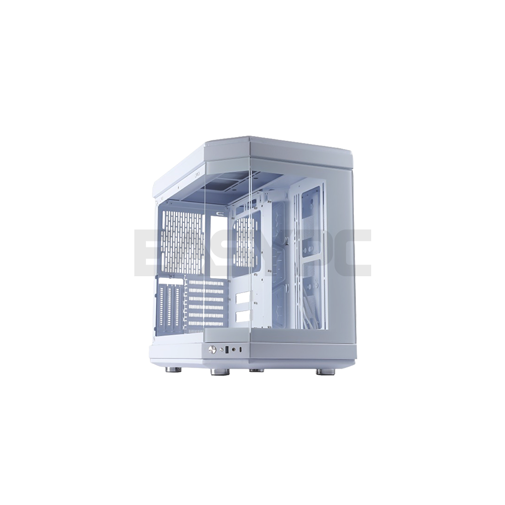 WJ Coolman Game KM Y60 ATX PC CASE White-a