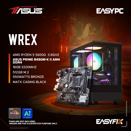 Wrex  Asus B450M-K | Ryzen 5 5600G