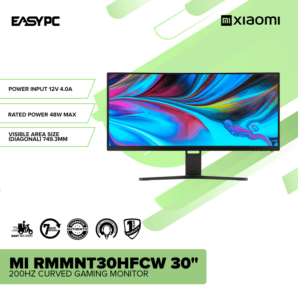 Xiaomi Mi RMMNT30HFCW 30" 200Hz Curved Gaming Monitor – EasyPC