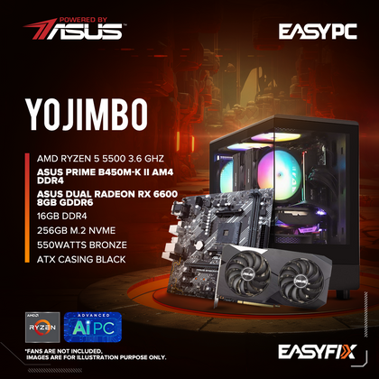 Yojimbo  Asus B450M-K | ASUS RX 6600 | Ryzen 5 5500