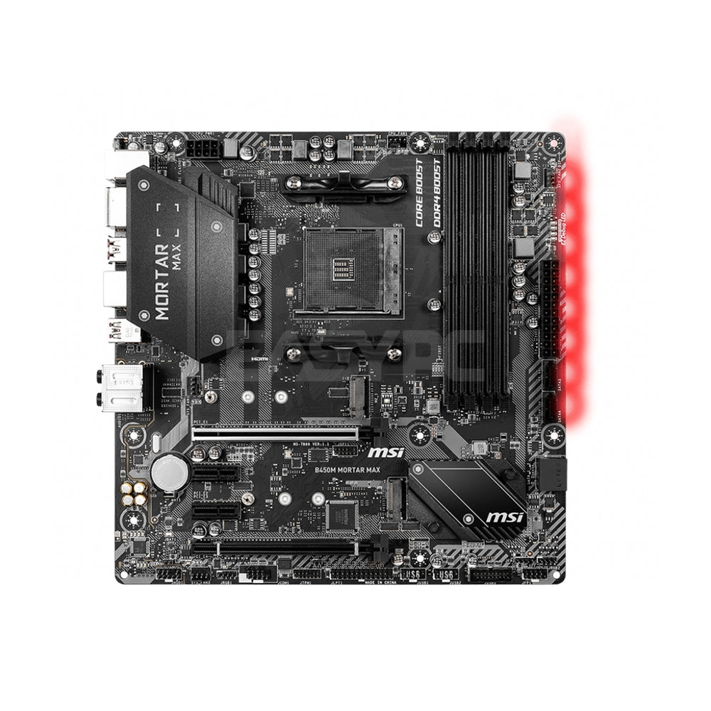 MSI B450m Mortar Max Socket Am4 Ddr4 Gaming Motherboard – EasyPC