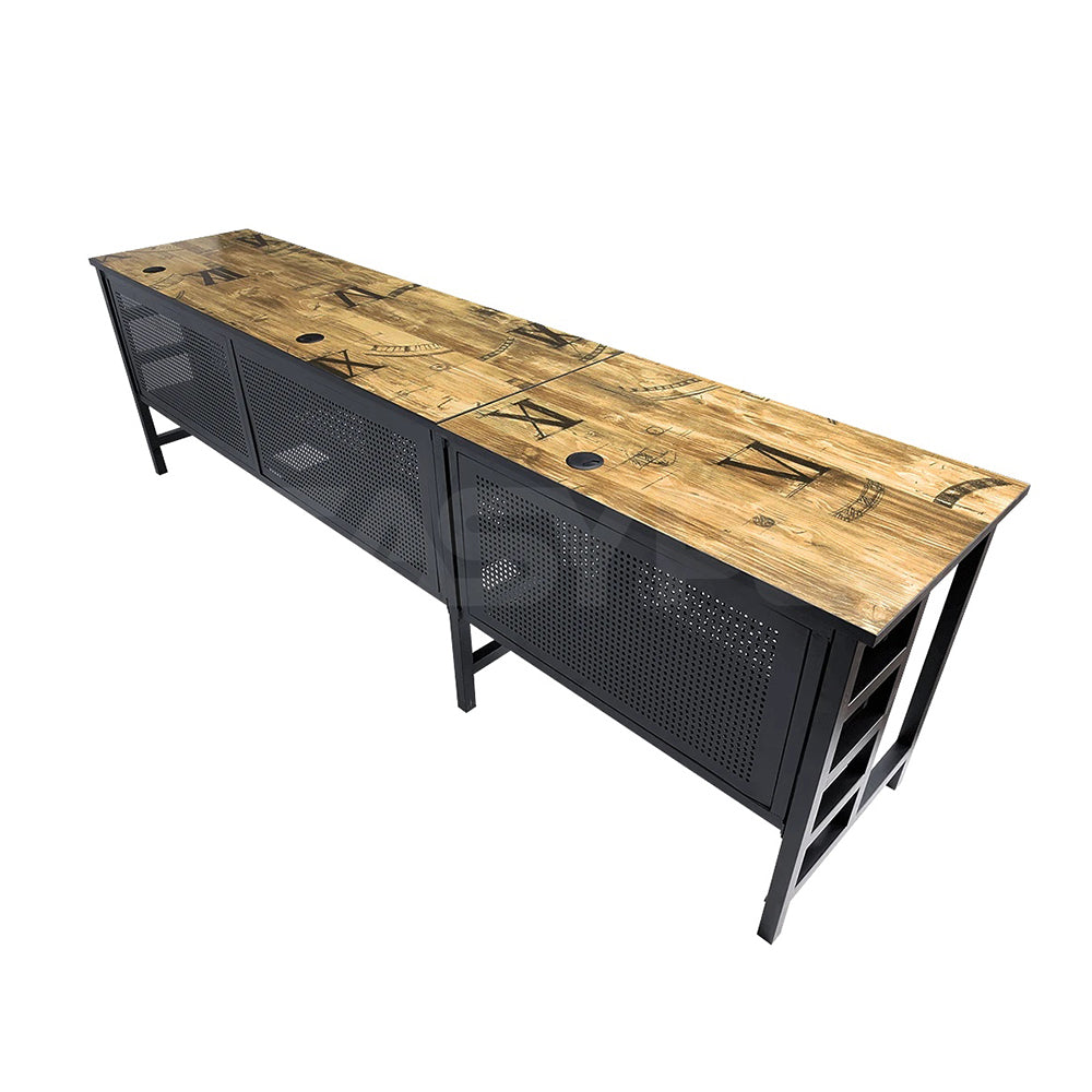 RAKK iCafe Modular DIY Table 3x80cm Wood – EasyPC