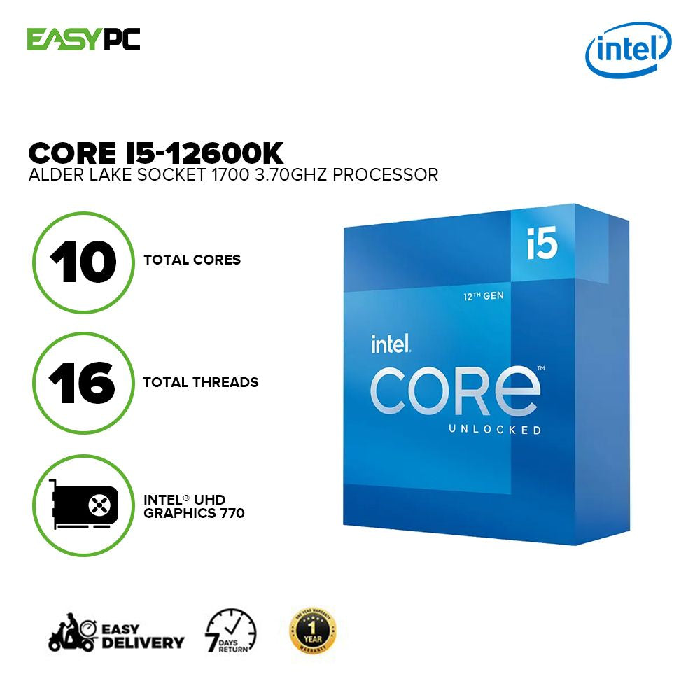 12th Generation Intel Core I5-12600K CPU – EasyPC