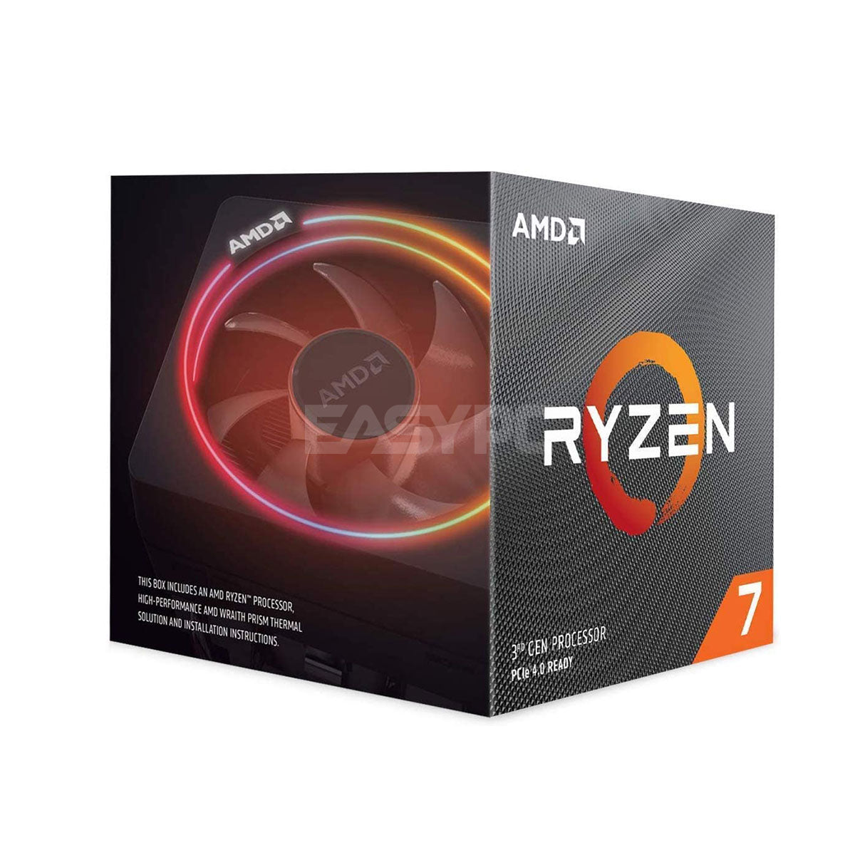 Amd Ryzen 7 3700x Processor Socket Am4 3.6ghz with Wraith Prism RGB Co –  EasyPC