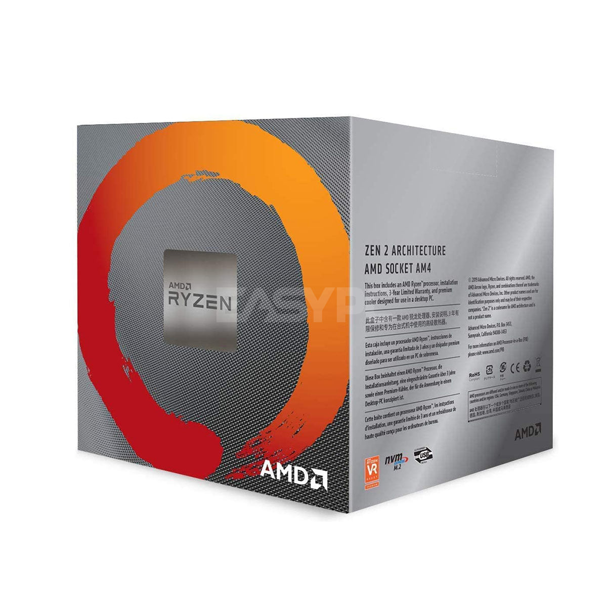 CPU AMD Ryzen 7 3700X with Wraith Prism AMD Ryzen 7 3700X - Powerful 8-Core Processor for Gaming
