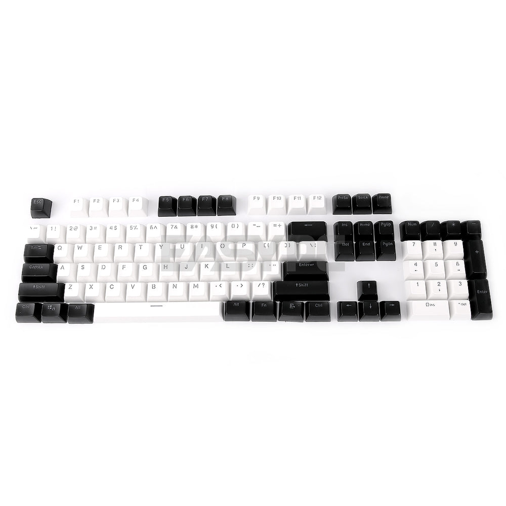 ABS Double Shot SA Keycaps White-Black, Black-White, Black-Red, Black-Blue, Blue-White, White-Red, White and Black Keycaps
