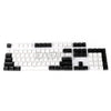 ABS Double Shot SA Keycaps White-Black, Black-White, Black-Red, Black-Blue, Blue-White, White-Red, White and Black Keycaps