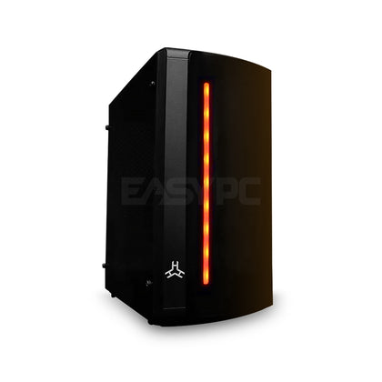 Kryotech Computer Case Keytech Cyborg ROG Micro ATX with 6fans Gaming PC Case Black – EasyPC