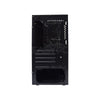 Rakk Marug Micro-ATX Motherboard Black  Gaming Case with Front Panel LED Strip, Can Fit 8x 120mm Case Fan 155mm CPU cooler
