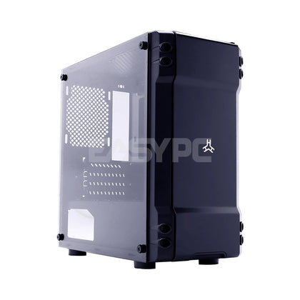 Kryotech Computer Case Keytech Cyborg ROG Micro ATX with 6fans Gaming PC Case Black – EasyPC