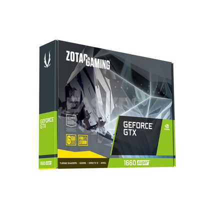 Zotac GTX 1660 Super Twin ZT-T16620F-10L 6gb 192bit GDdr6 Dual Offset Fan Design, VR Ready  Gaming Videocard
