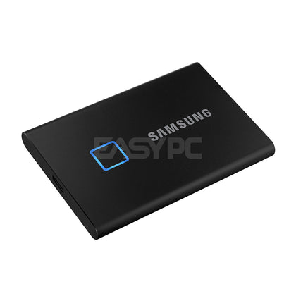 Samsung Portable T7 Touch 1tb USB 3.2 Portable Solid State Drive Black