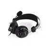 A4Tech HS-7P ComfortFit Stereo Sound Tangle-free Cable, Adjustable Headband, 3.5mm Plug, Volume Switch Headset Black