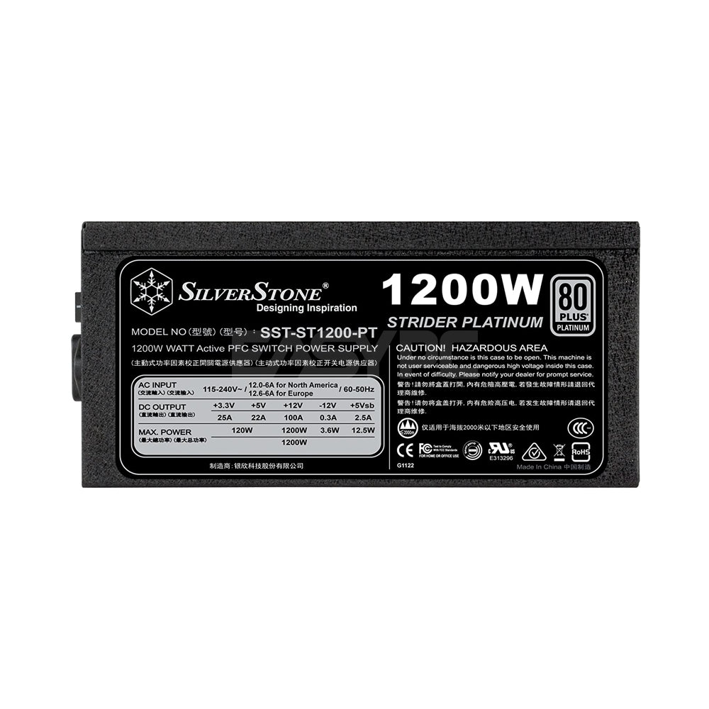 Silverstone 1200W 80+ Fully Modular Power Supply Platinum – EasyPC
