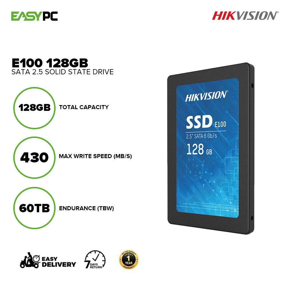 Hikvision E100 128gb SATA 2.5 Solid State Drive
