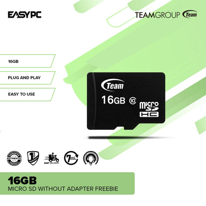 Team Group 16gb Micro SD without adapter Freebie