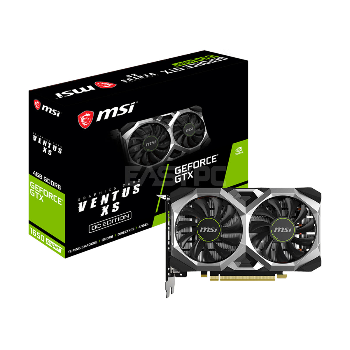 MSI NVIDIA® GeForce GTX™ 1650 Super Ventus XS OC Videocard 4GB
