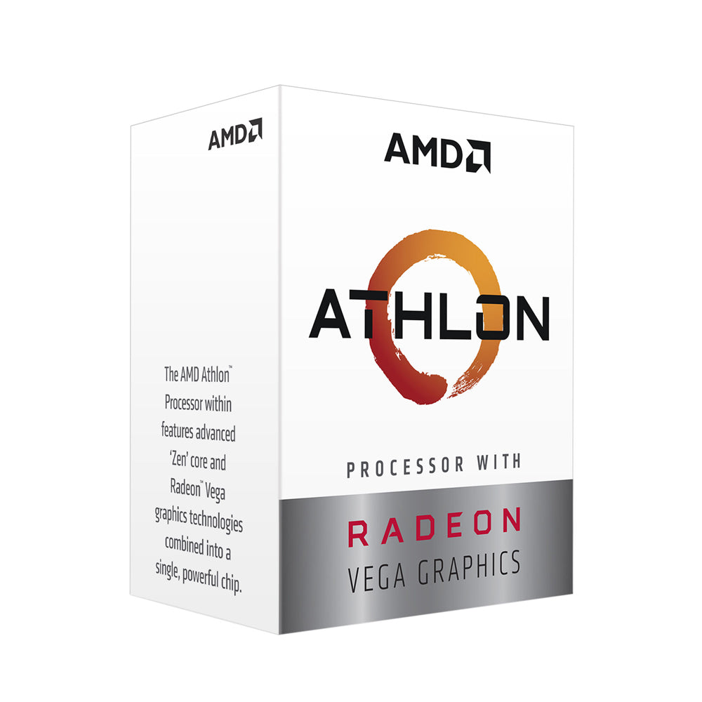 AMD Athlon 3000G Vega Socket Am4 Graphic Processor Box Type