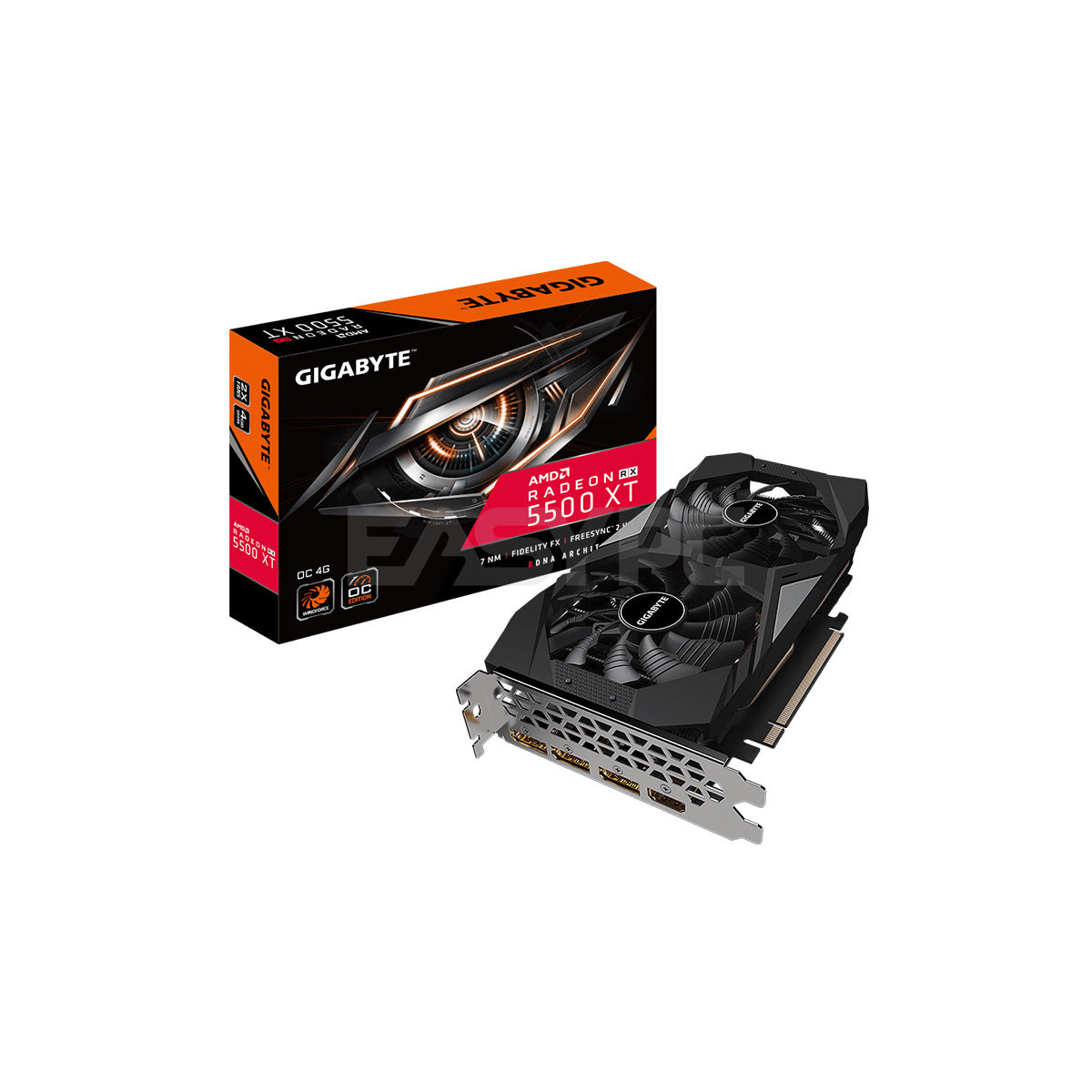 Gigabyte RX 5500 XT OC 4gb 128bit GDdr6 Gaming Videocard – EasyPC