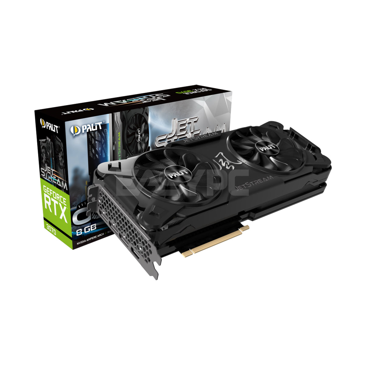 Palit NVIDIA® GeForce RTX™ 3070 Jetstream OC Dual Fan 8gb 256bit