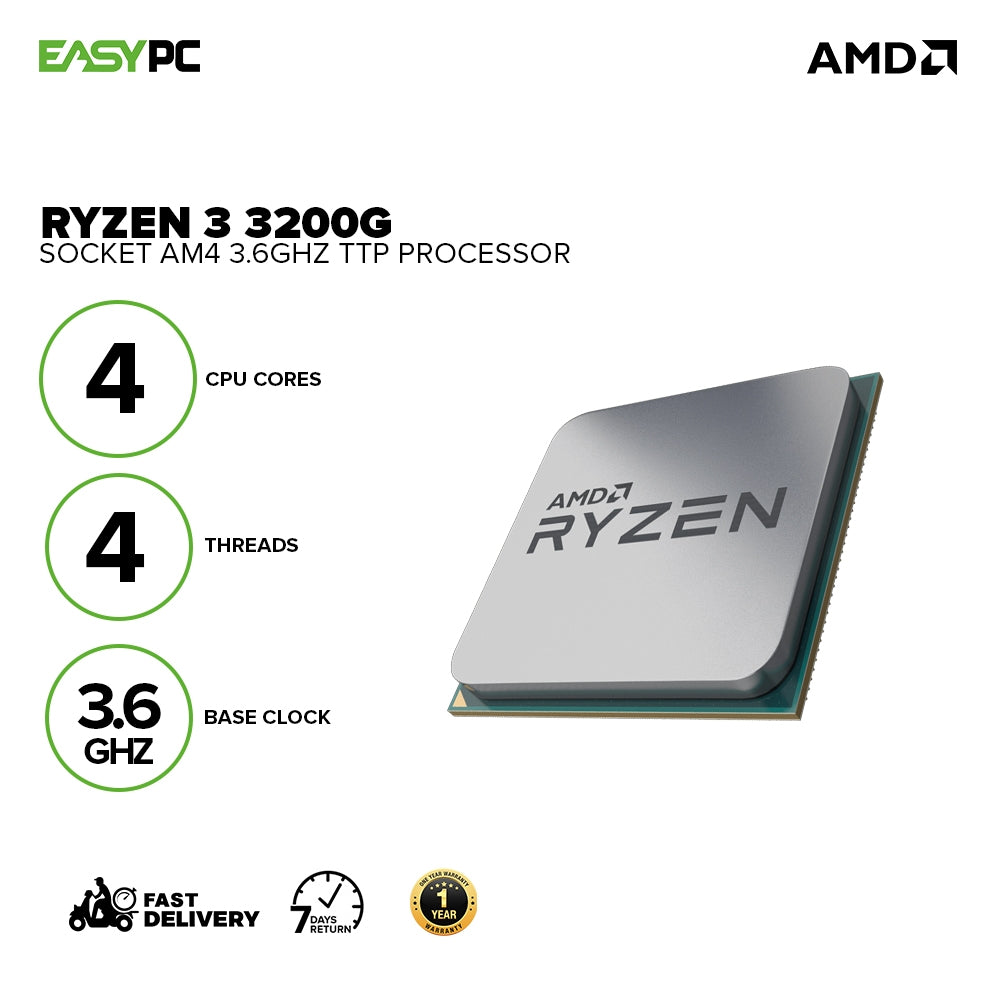 Chipset amd fashion ryzen 3 3200g