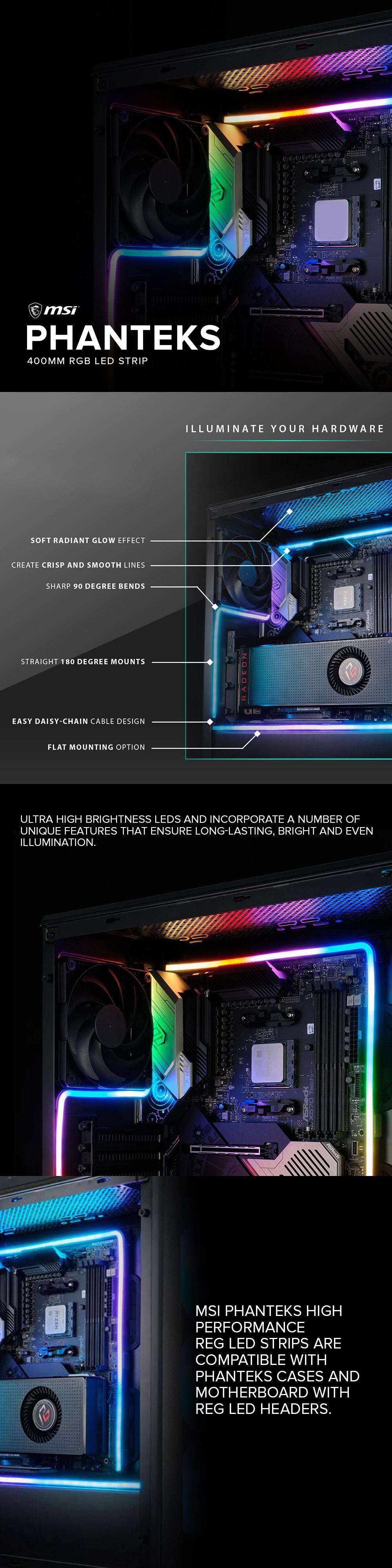 MSI Phanteks 400mm RGB Led Strip – EasyPC