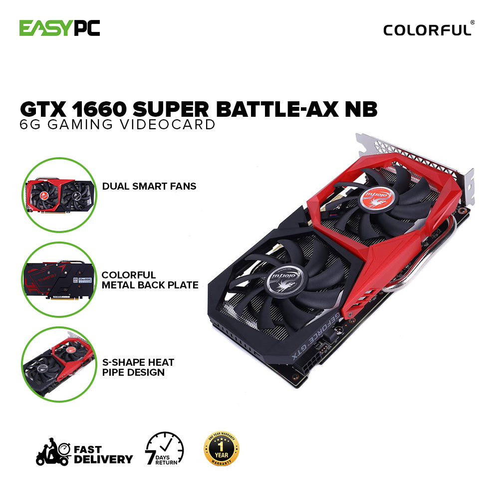 s*g様 COLORFUL BATTLE AX GEFORCE GTX 1660 COLORFUL GTX 1660 SUPER Battle Ax Graphics Card Review