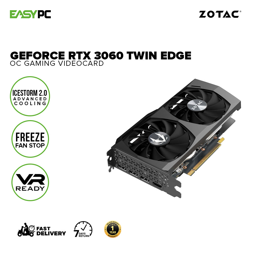 グラフィックボード・グラボ・ビデオカード ZOTAC RTX3060 12GB GDDR6 Amazon | ZOTAC Gaming GeForce RTX™ 3060 AMP ホワイト