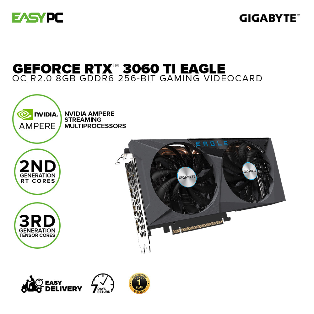 Gigabyte NVIDIA® GeForce RTX™ 3060Ti Eagle OC GV-N306TEAGLE