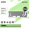 RAKK PIRAH Wireless Gaming Keyboard White Hot swappable Socket 65% Layout + 5-PIN Mechanical Switch Bundles