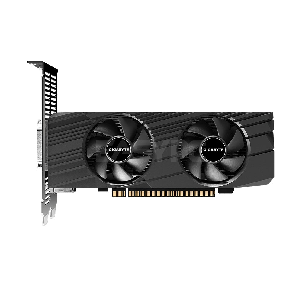 Gigabyte Gtx 1650 OC Low Profile design with 167mm card length GV-N1650OC-4GL 4gb 128bit GDdr6, Integrated with 4GB GDDR5 128bit memory, NVIDIA Turing architecture and GeForce Experience Gaming Videocard