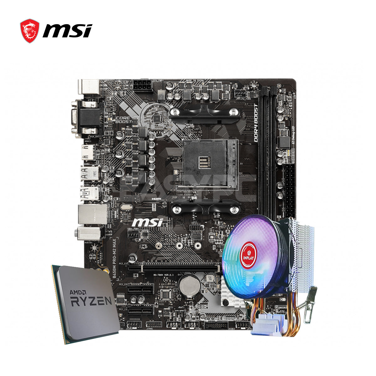 AMD Ryzen 2600/MSI B450M Pro M2 Max/Gaming Bundle