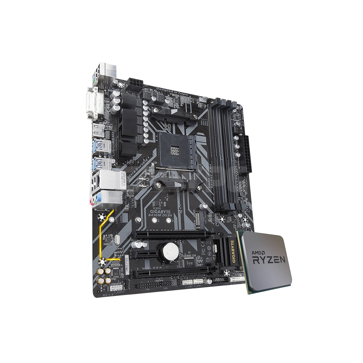 AMD Ryzen 2600/Gigabyte GA-B450M-DS3H/Gaming Bundle – EasyPC