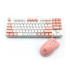 Onikuma G26 + CW905 Mechanical Gaming Keyboard and Mouse White/Pink