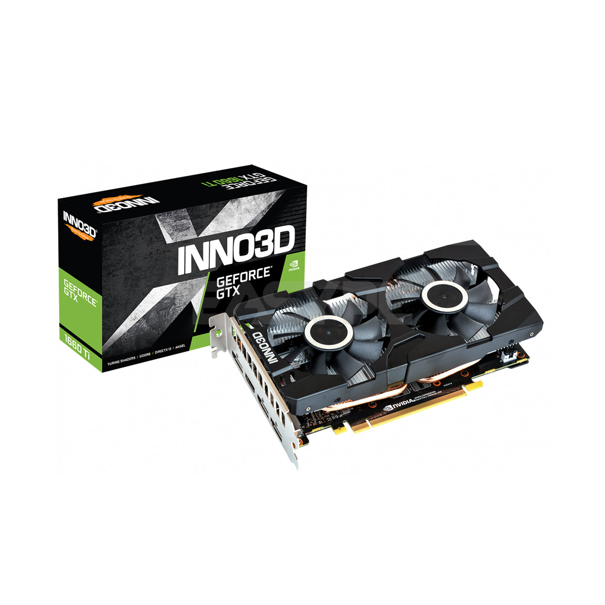 Inno3D NVIDIAÂ® GeForce GTX 1660 Ti Twin X2 6gb 192bit GDdr6