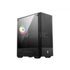 MSI MAG Forge 111R Optimized Airflow Magnetic Filter Tempered Glass Mid Tower PC Case Black
