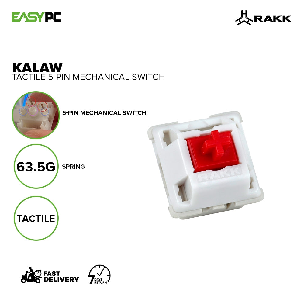 RAKK Katala Linear POM and Kalaw Tactile 5-PIN Mechanical  Switches