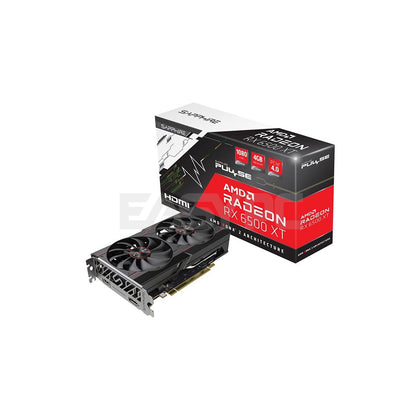 Sapphire Pulse Rx 6500xt OC SPR-11314-01-20G 4GB 64bit GDDR6 AMD Fidelity Super Resolution DirectX XII Gaming Videocard