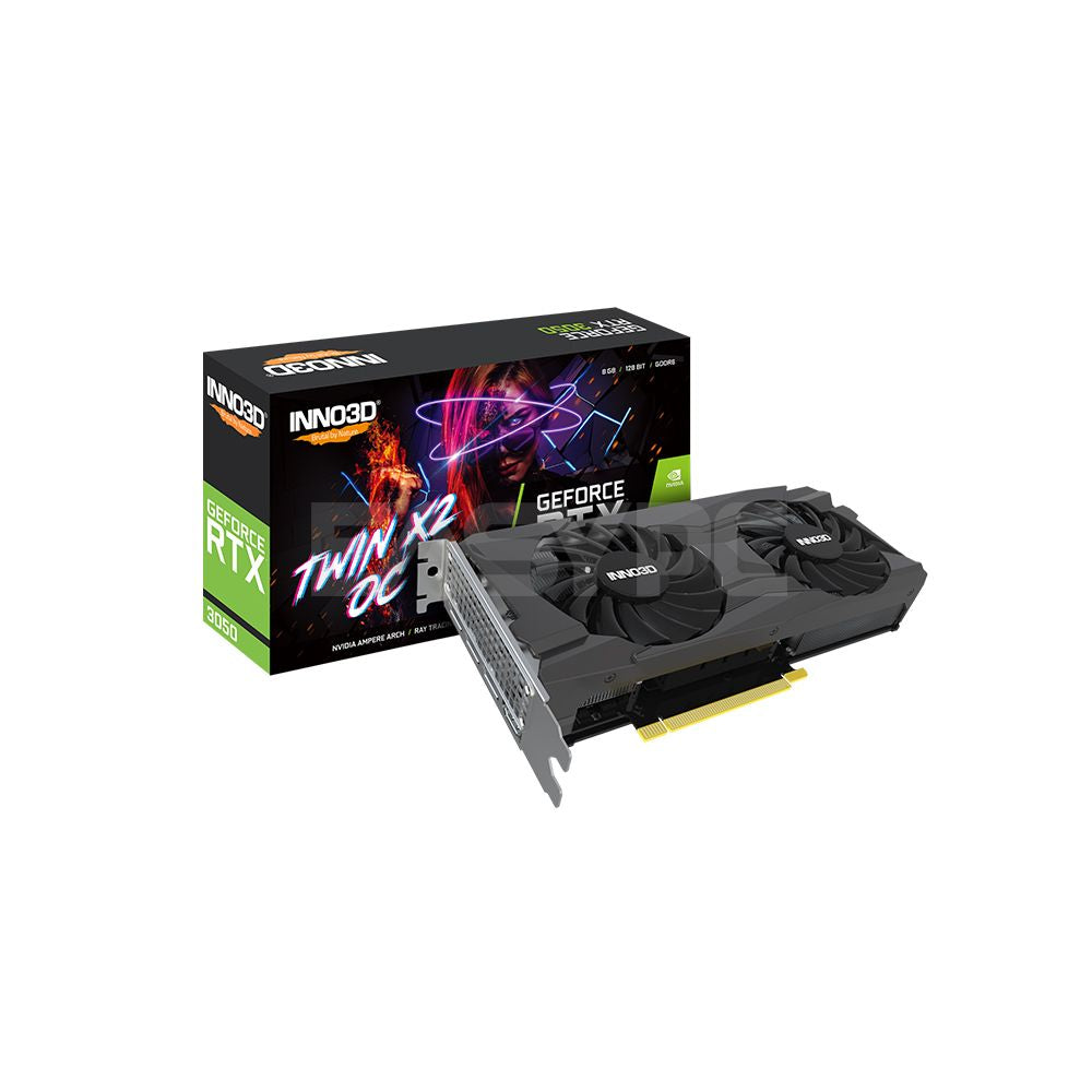 Inno3D NVIDIA® GeForce RTX™ 3050 Twin X2 OC N30502-08D6X-11902130 8gb –  EasyPC