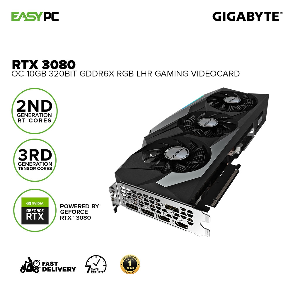 Gigabyte NVIDIA® GeForce RTX™ 3080 Gaming OC 10GB GDDR6X Gaming Videoc –  EasyPC