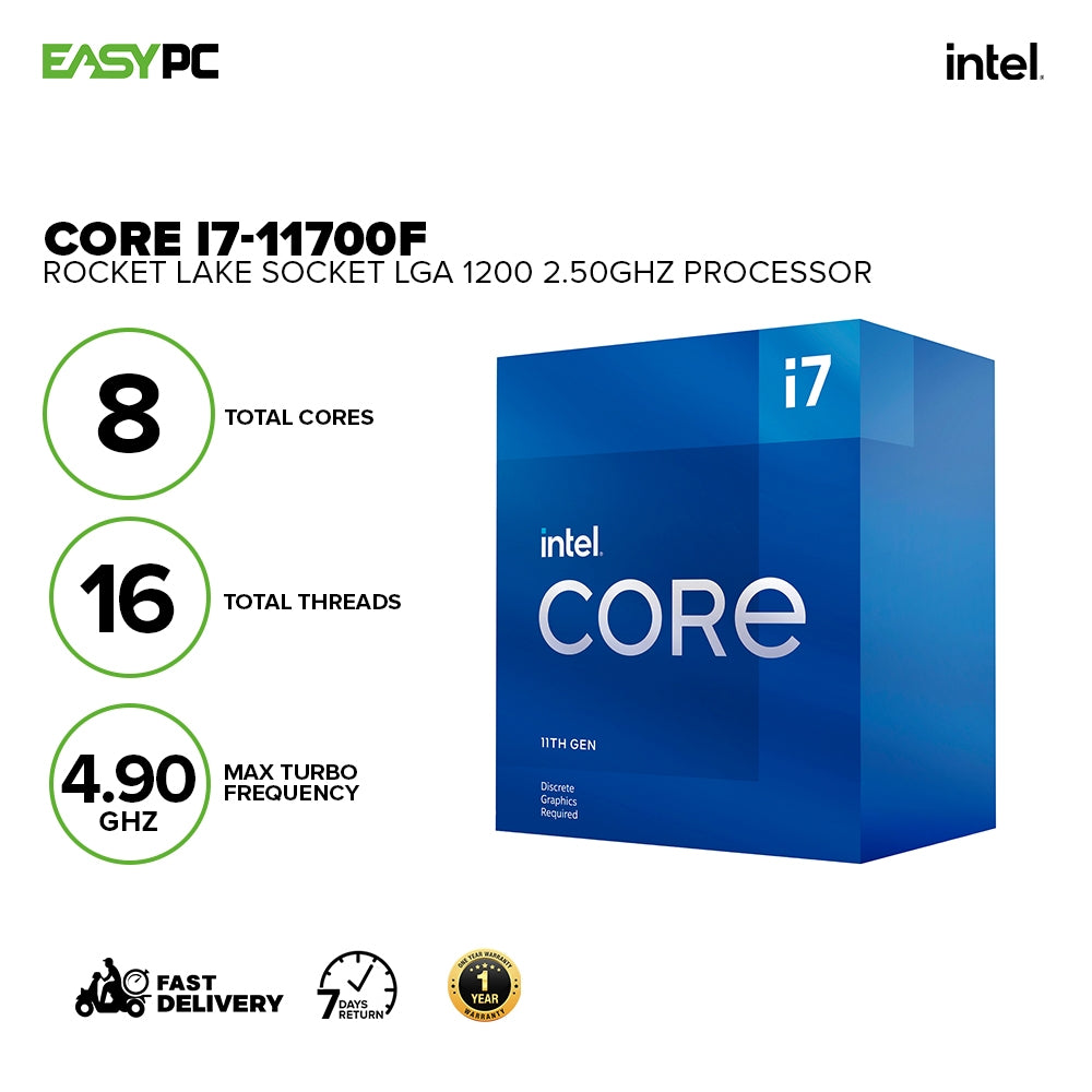 11th Generation Intel Core i7-11700F 1200 2.50GHz CPU – EasyPC