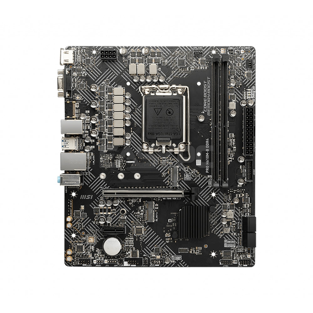 Msi PRO H610M-B Socket LGA 1700, Core Boost, Audio Boost, Memory Boost Ddr4 Motherboard