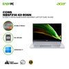 Acer Cons NBSF314-43-R06N 14inch Full HD Ryzen 5 5500U 8GB 512GB NVMe SSD Win11 Laptop Pure Silver
