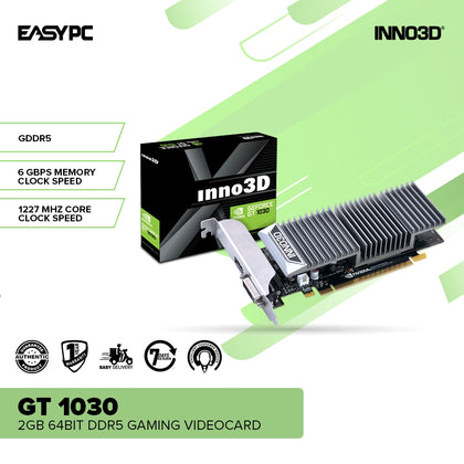 Inno3D GT 1030 N1030-1DDV-E5BL 2GB 64bit Ddr5 Gaming Graphics card NVIDIA GPU Better Experience